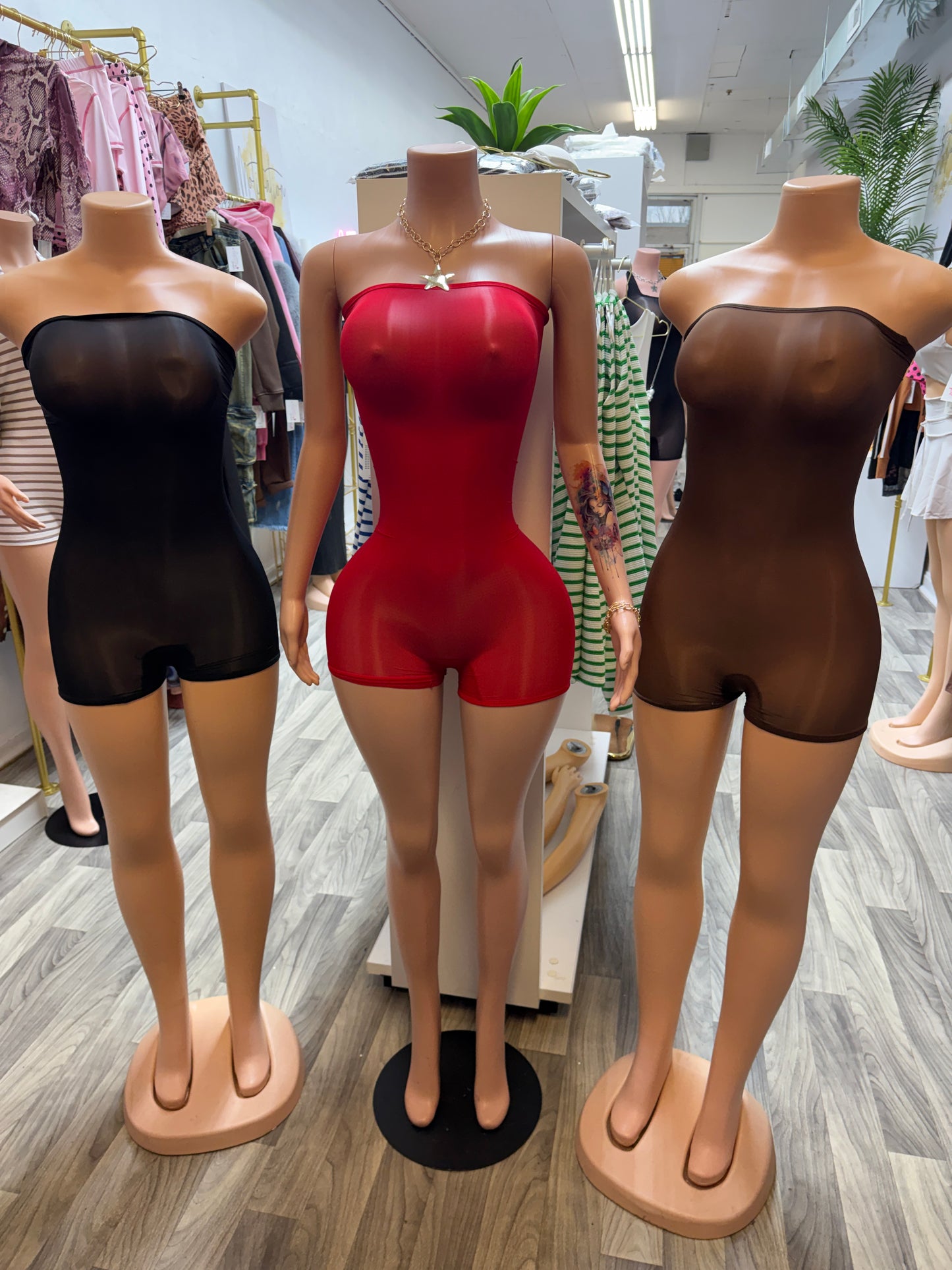 Second Skin Strapless Romper
