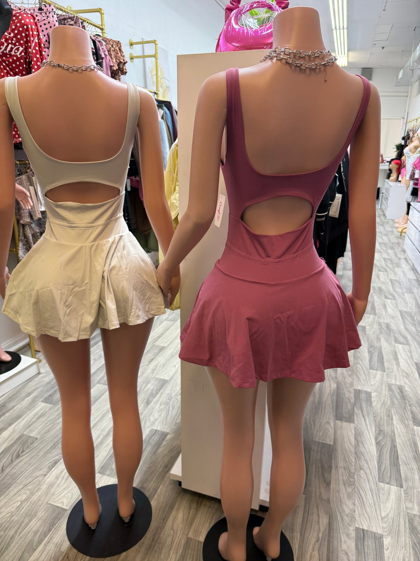 Courtside Chic Active Dress Romper