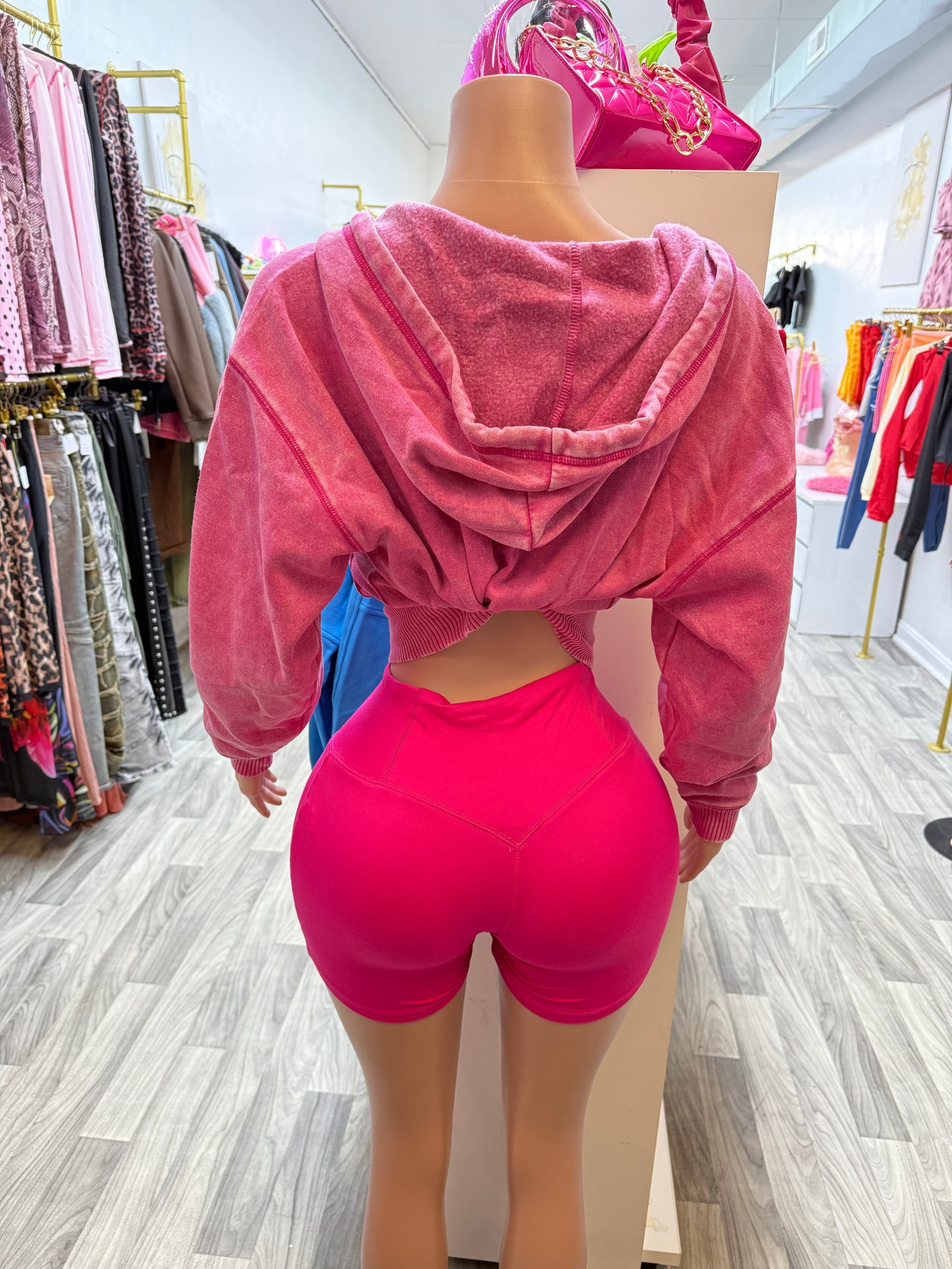 Pink Rush Snatched Lounge Set ππ₯