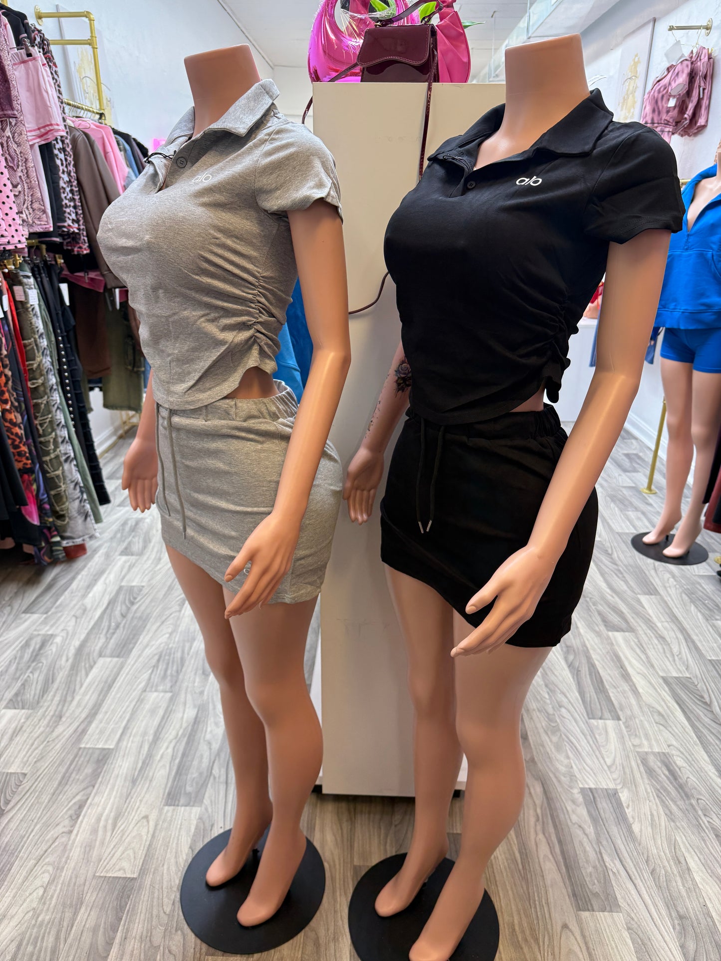 Alo Luxe Sporty Chic Skirt Set
