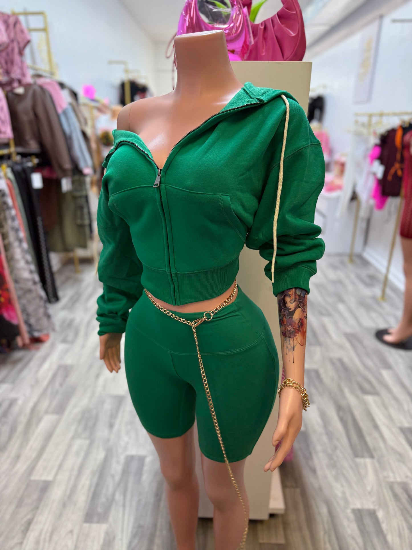 Emerald Energy Snatch Short Set