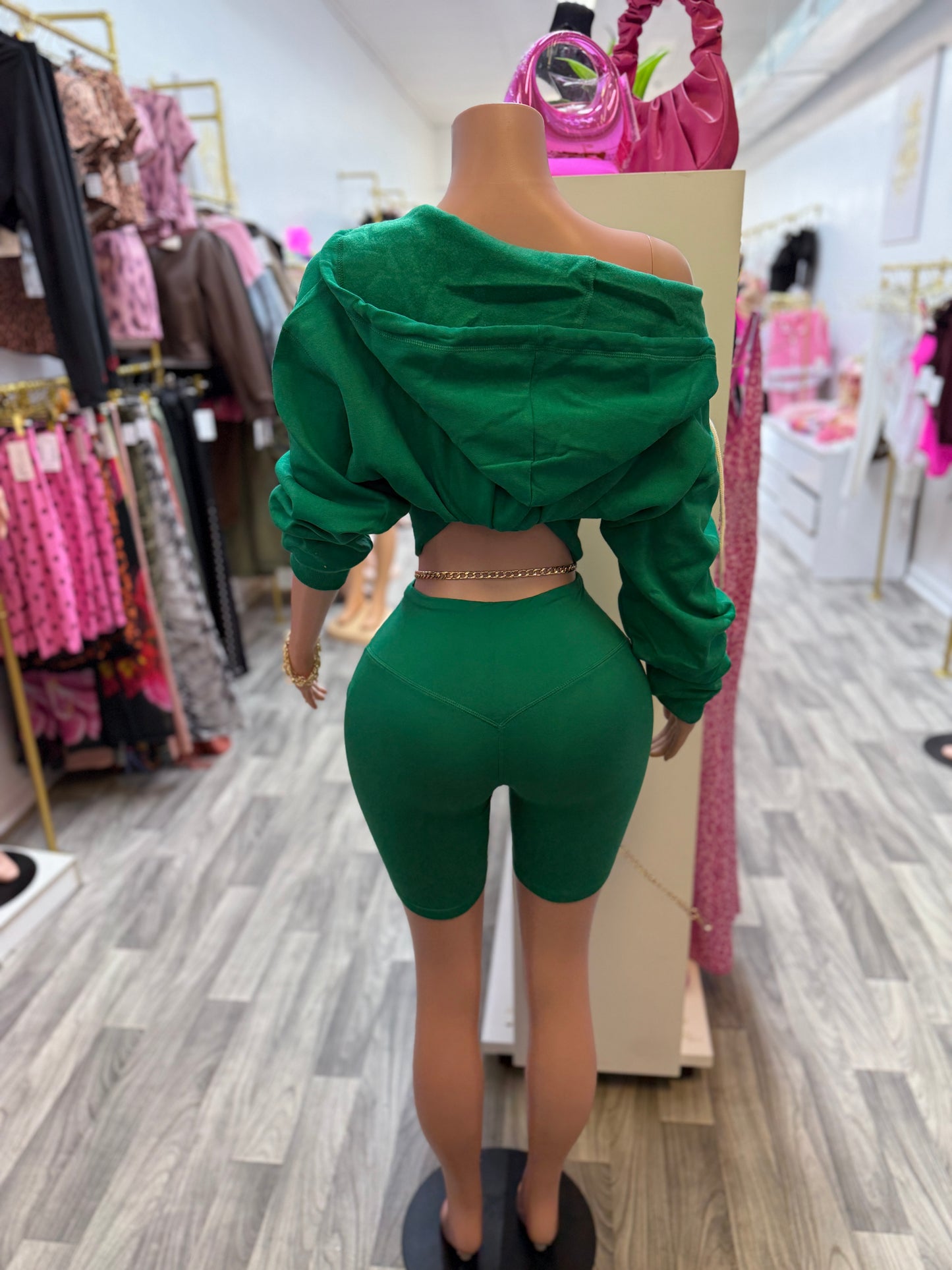 Emerald Energy Snatch Short Set