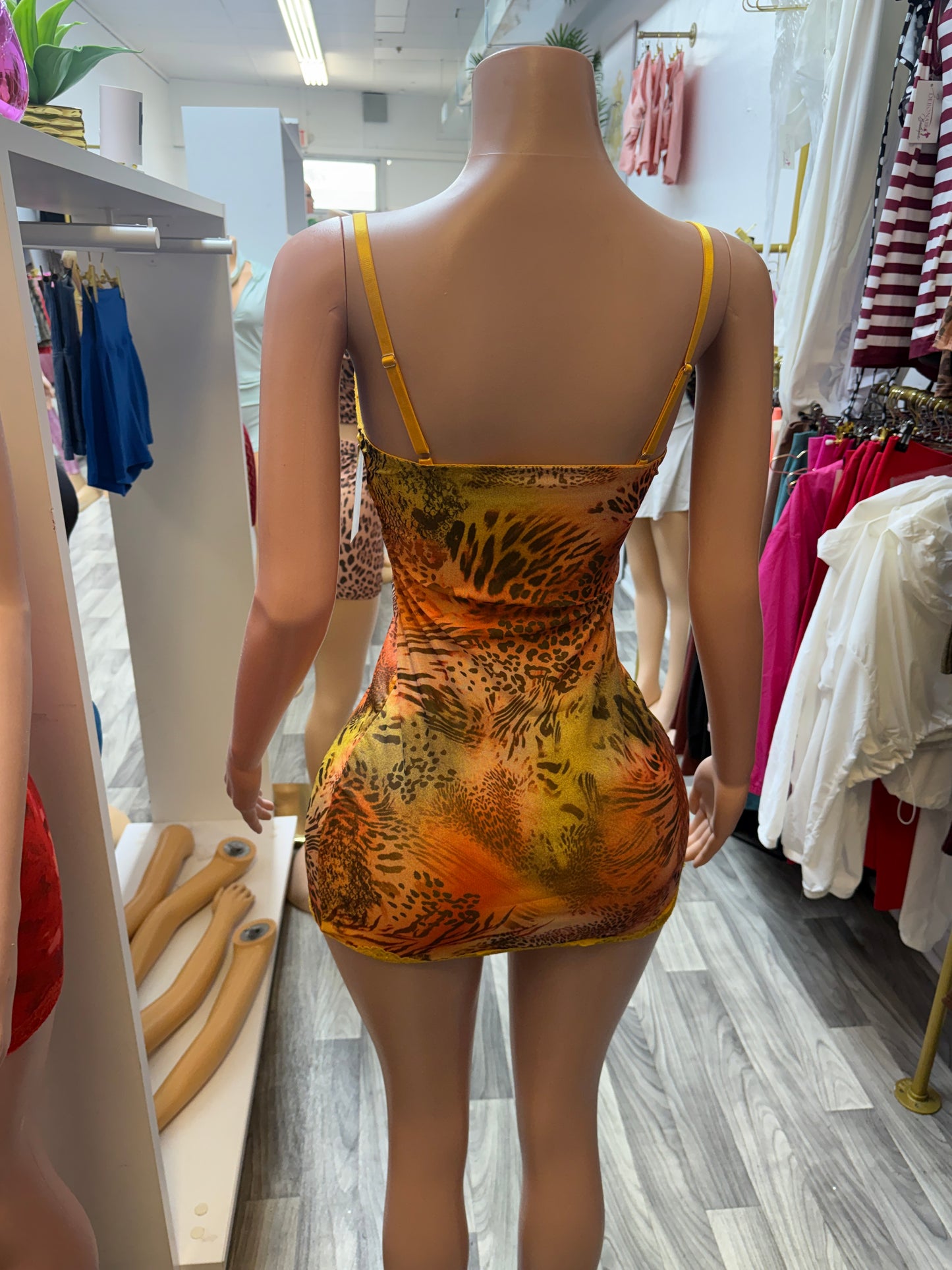 Wild Romance Lace Bodycon Mini Dress