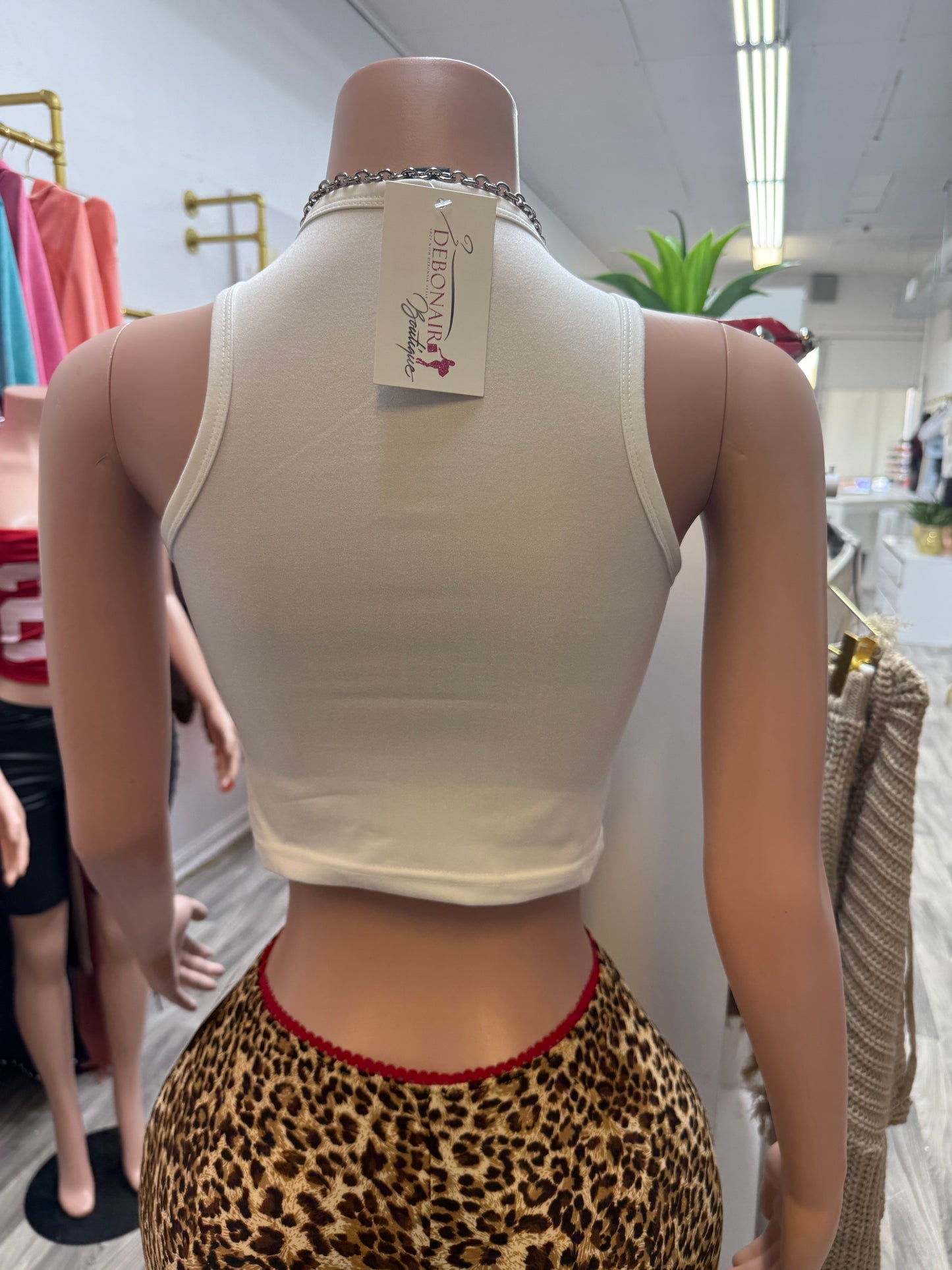 Drip Kiss Graphic Crop Tank – Sexy Lip Print Statement Top