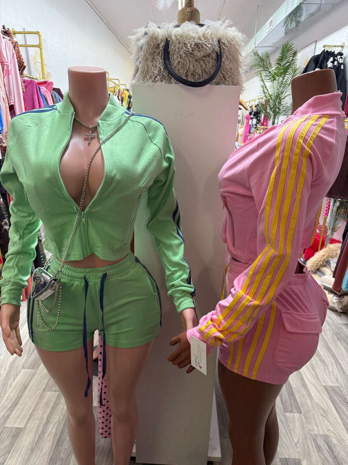 Velvet Rush Track Short Set