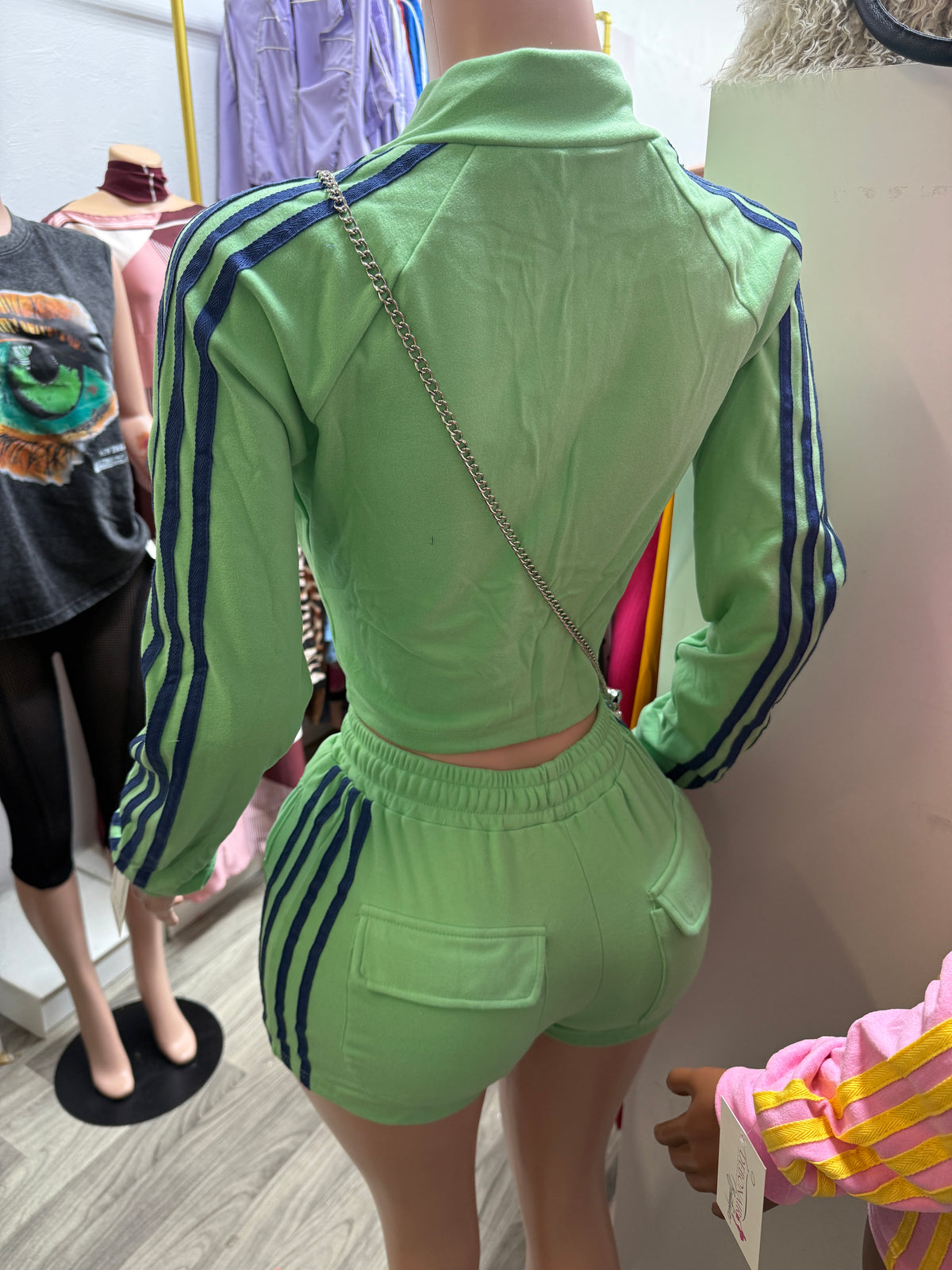 Velvet Rush Track Short Set