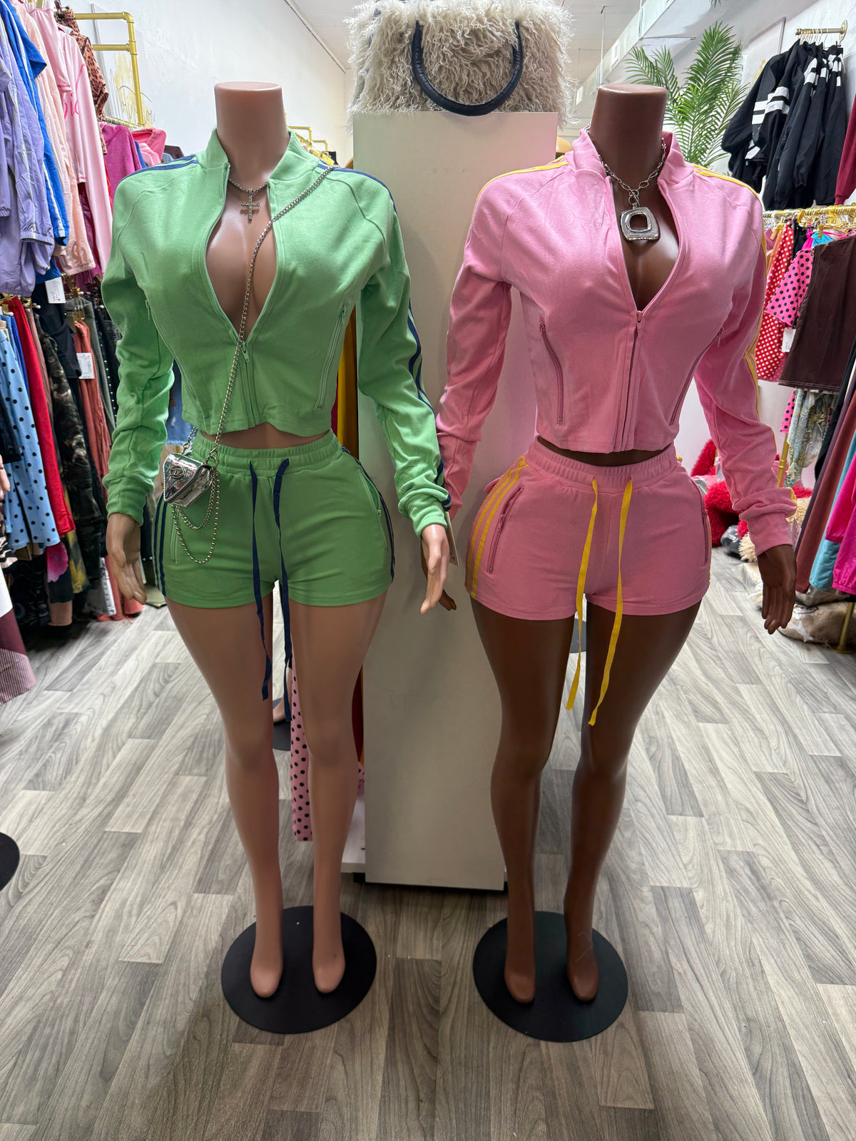 Velvet Rush Track Short Set
