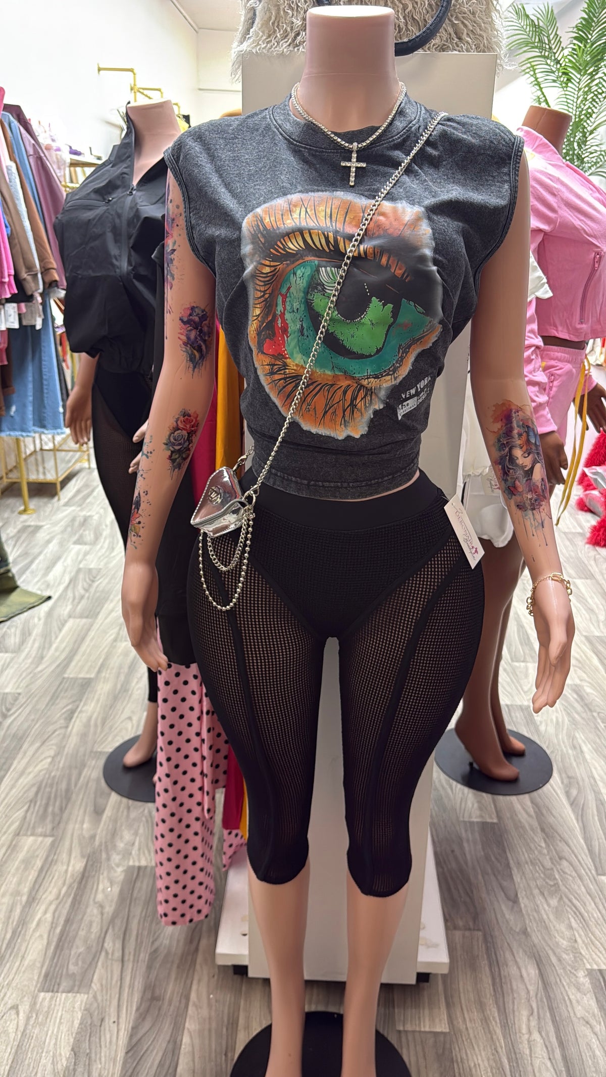 Eye See You Vintage Graphic Tee (Runs oversized)