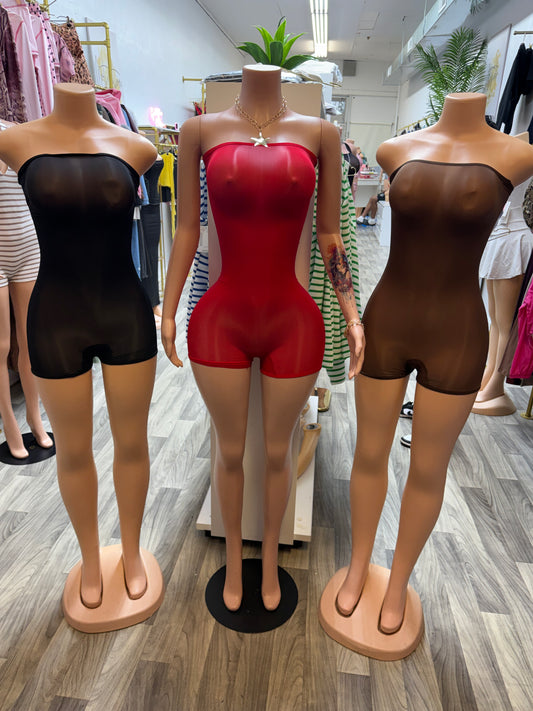 Second Skin Strapless Romper