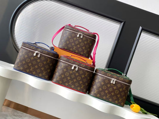 Pre-Order Luxe Monogram Vanity Crossbody Bag – Designer-Inspired Box Handbag