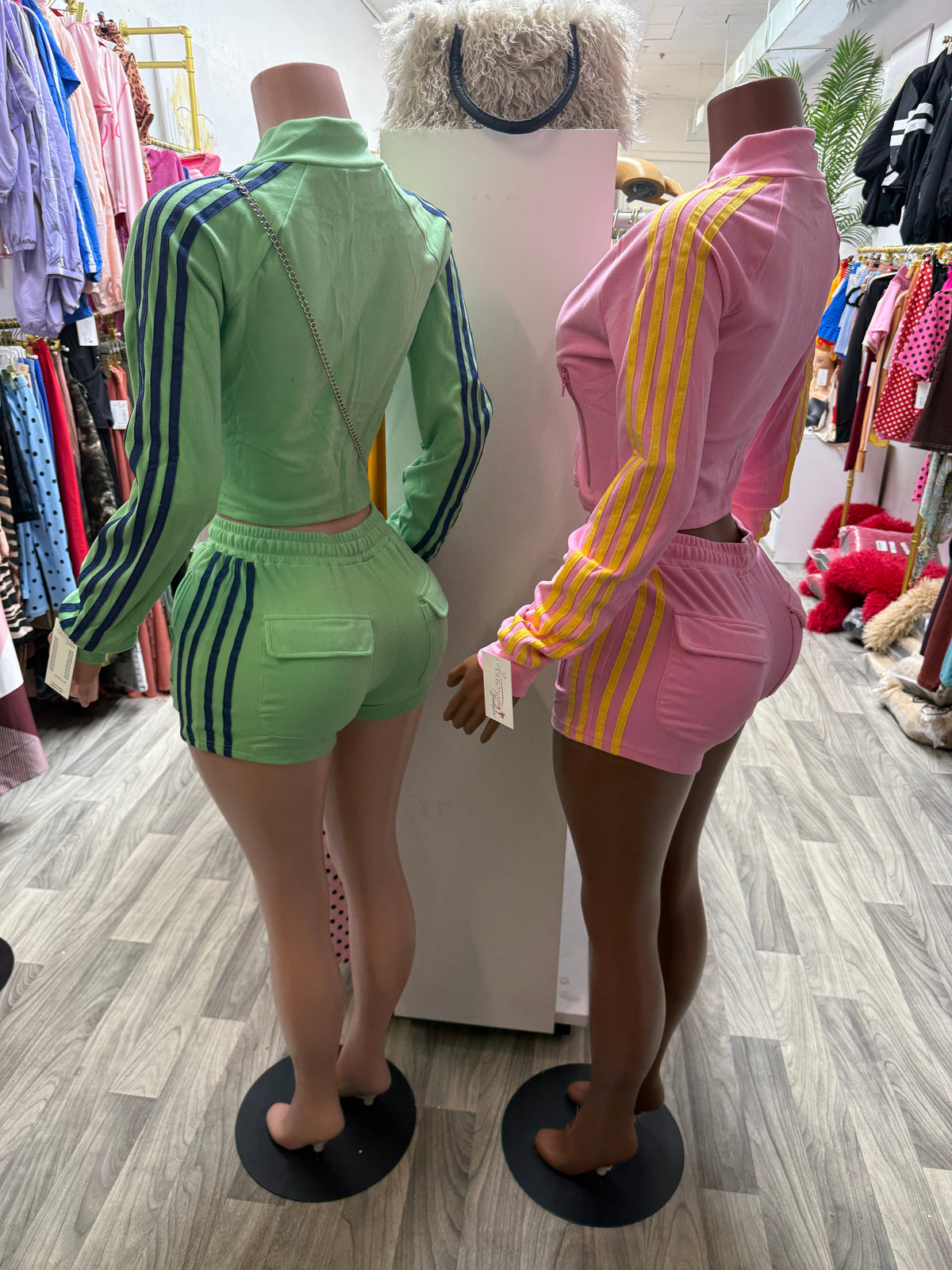 Velvet Rush Track Short Set