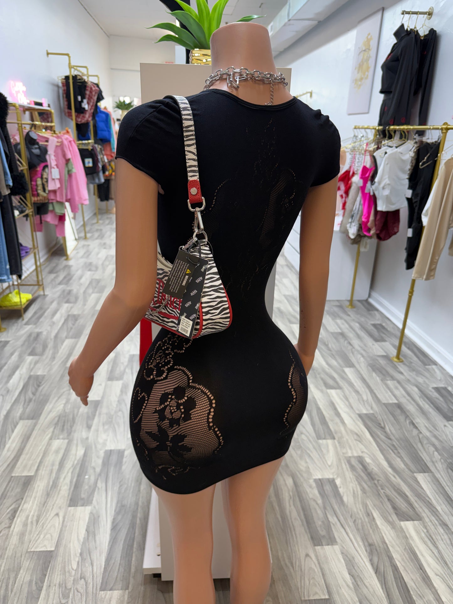 After Dark Illusion Mini Dress – One Size Fits Most