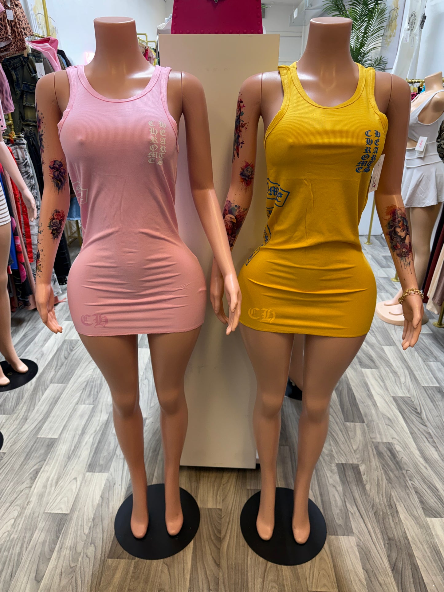 Chrome Inspired Ribbed Bodycon Mini Dress