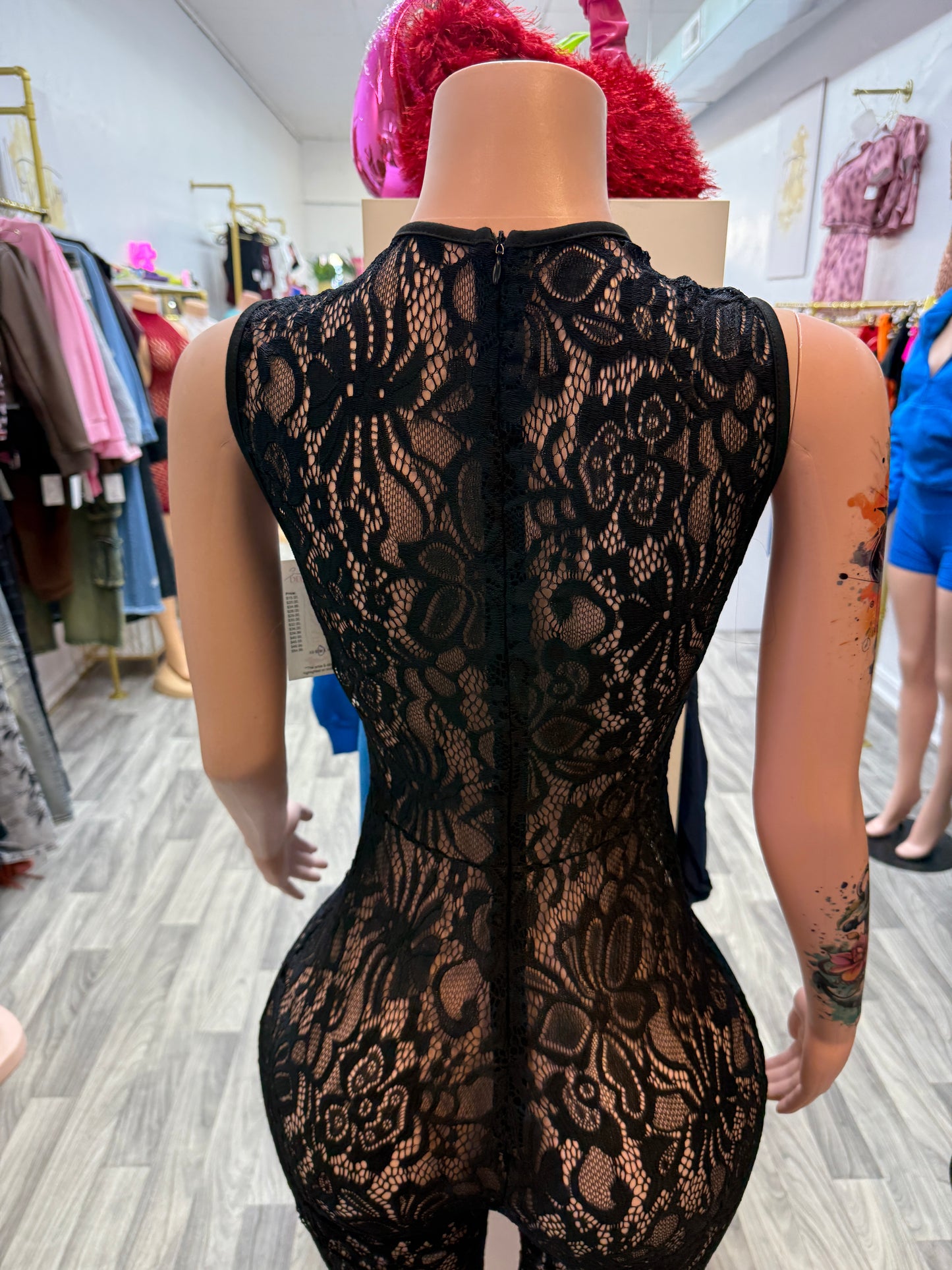 Midnight Lace Affair Jumpsuit