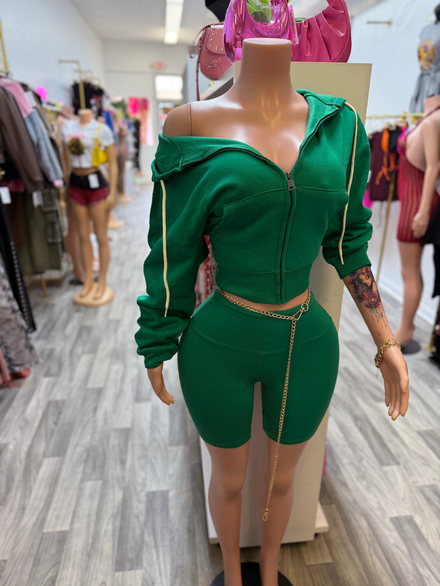 Emerald Energy Snatch Short Set