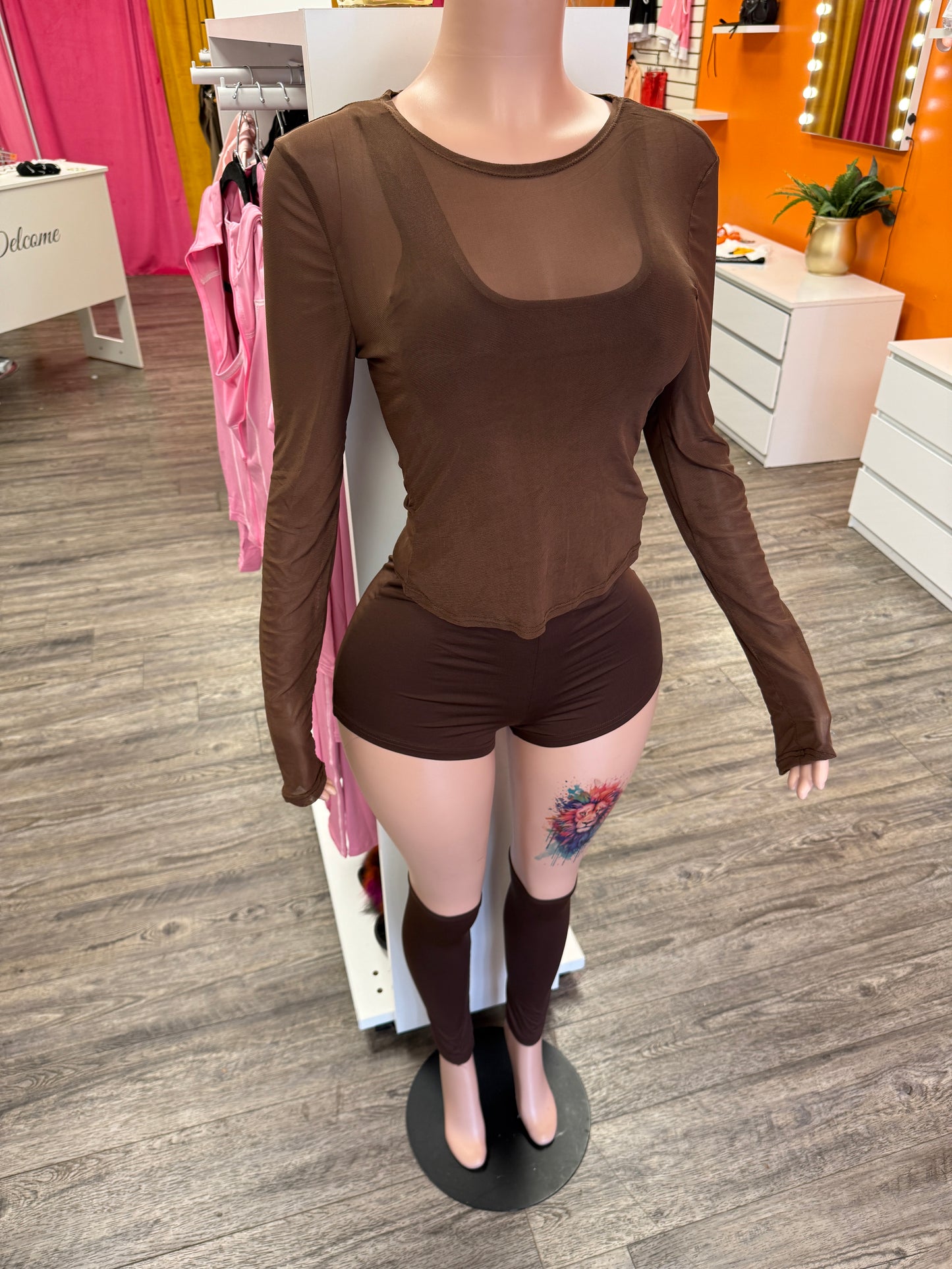Brown 5-piece set