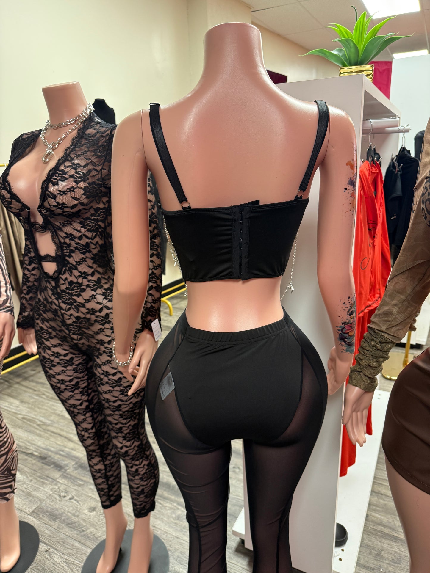 Baddie Chain Corset Top