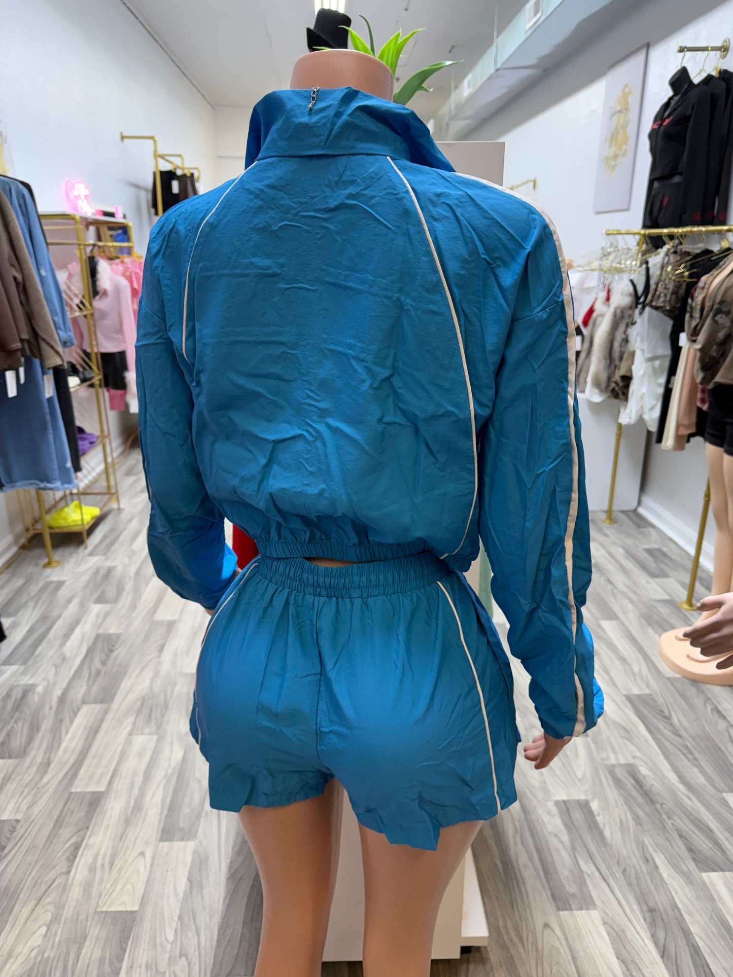 Windbreaker Shorts Set
