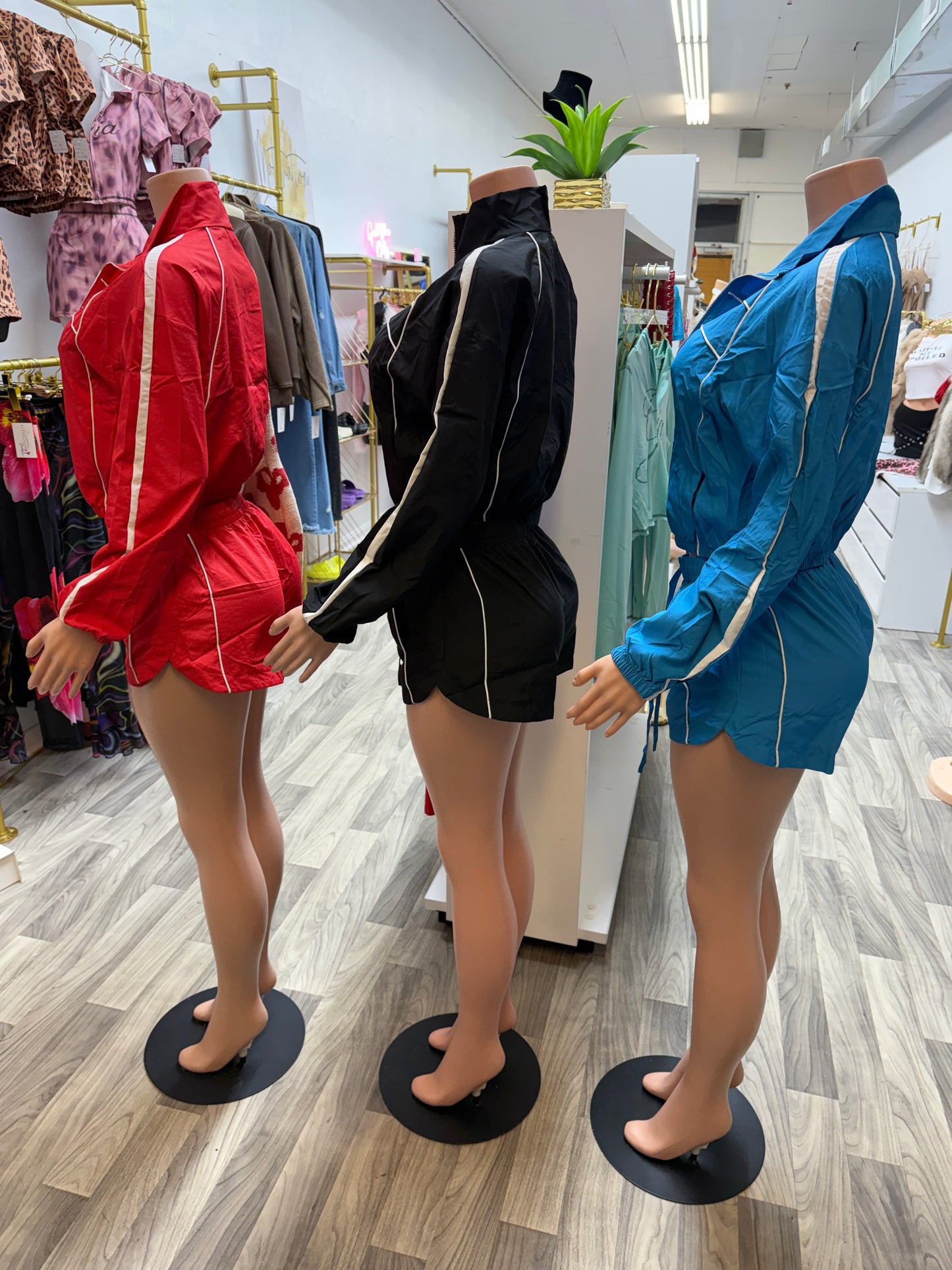 Windbreaker Shorts Set