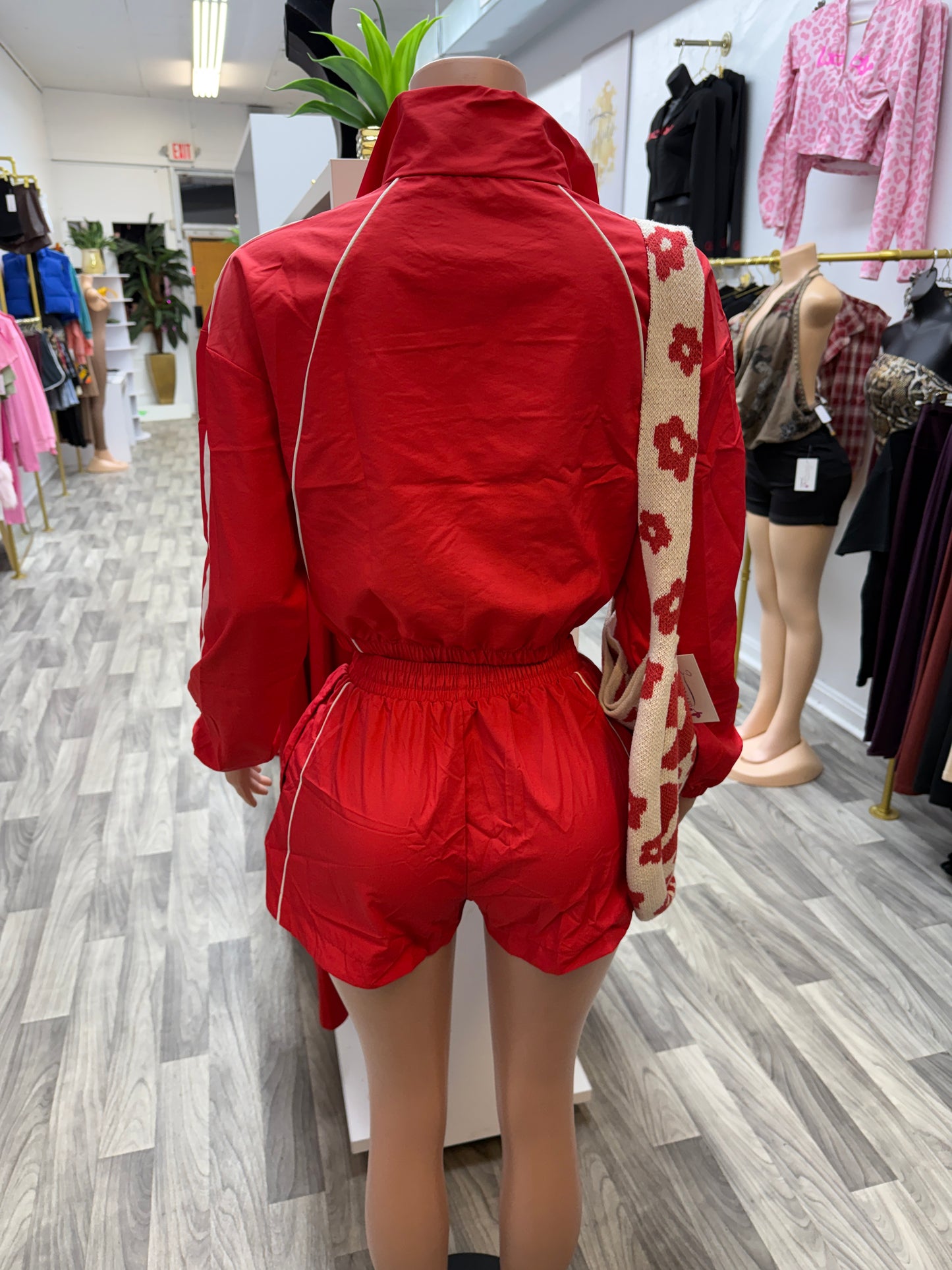 Windbreaker Shorts Set