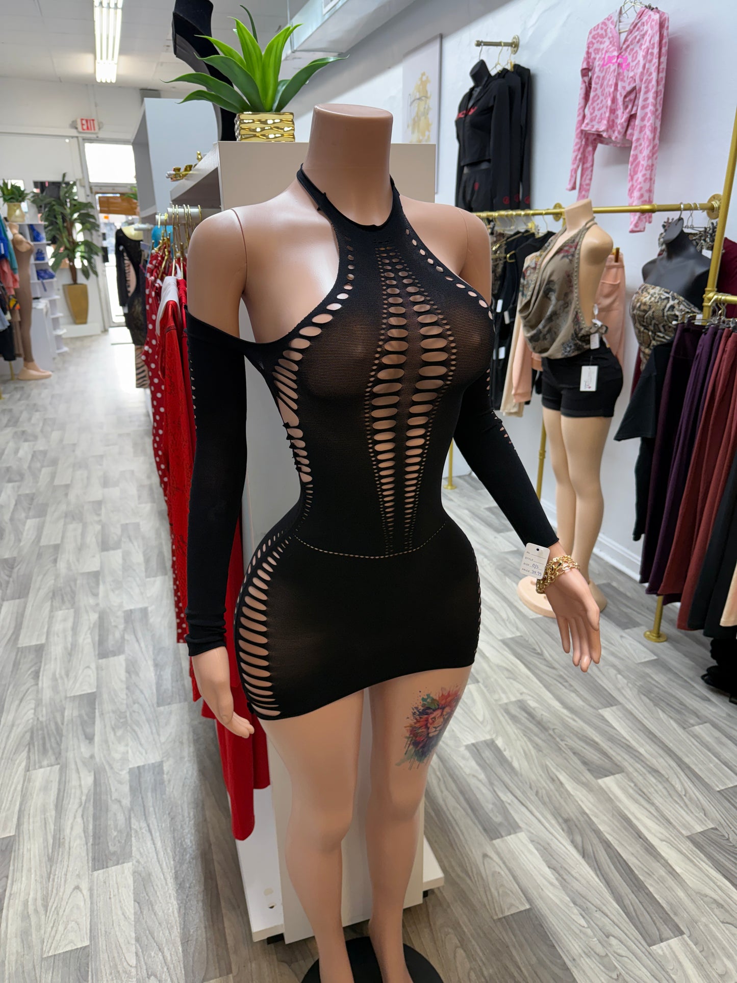 After Dark Cutout Mini Dress – One Size Fits Most