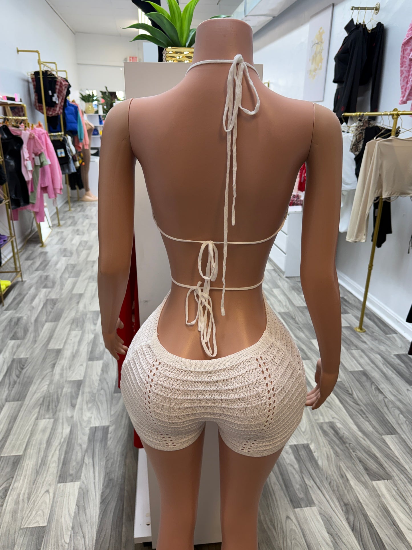 Island Dream Crochet Romper