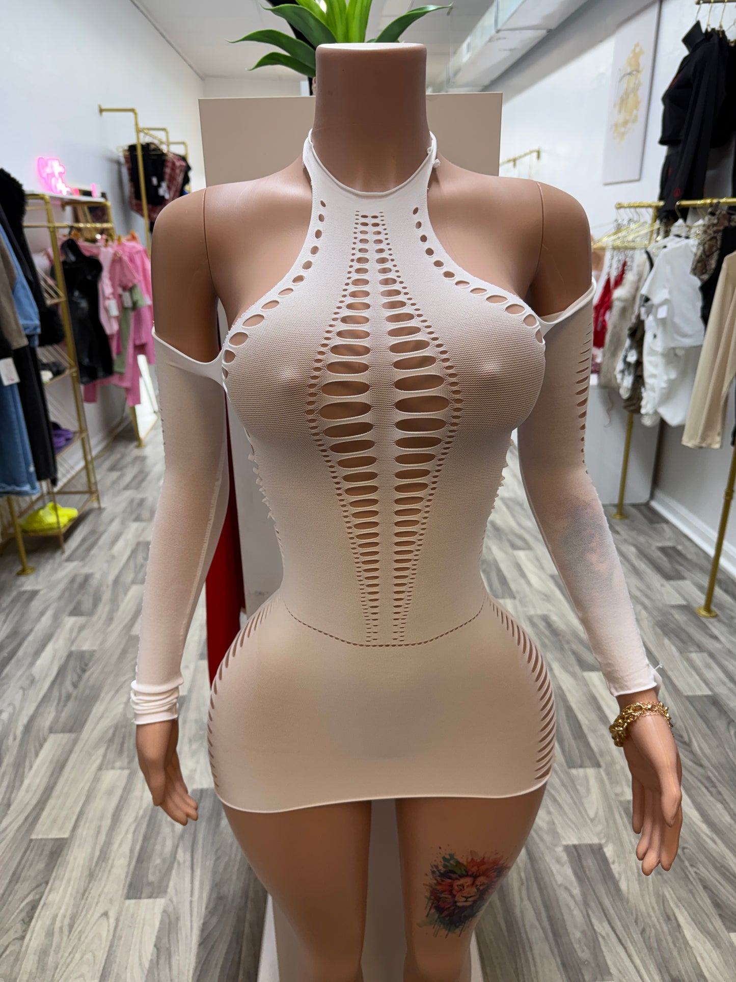 After Dark Cutout Mini Dress – One Size Fits Most