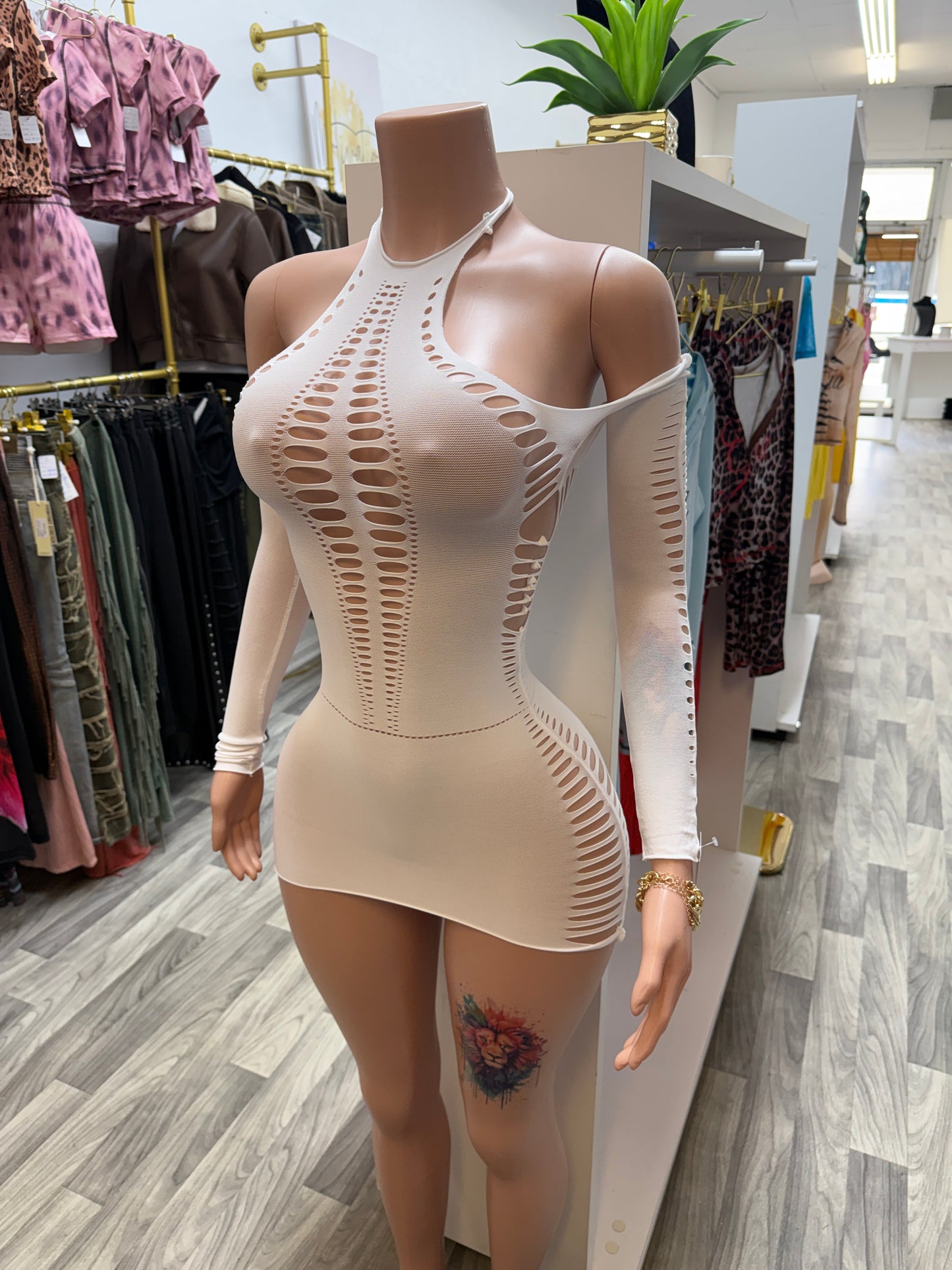 After Dark Cutout Mini Dress – One Size Fits Most