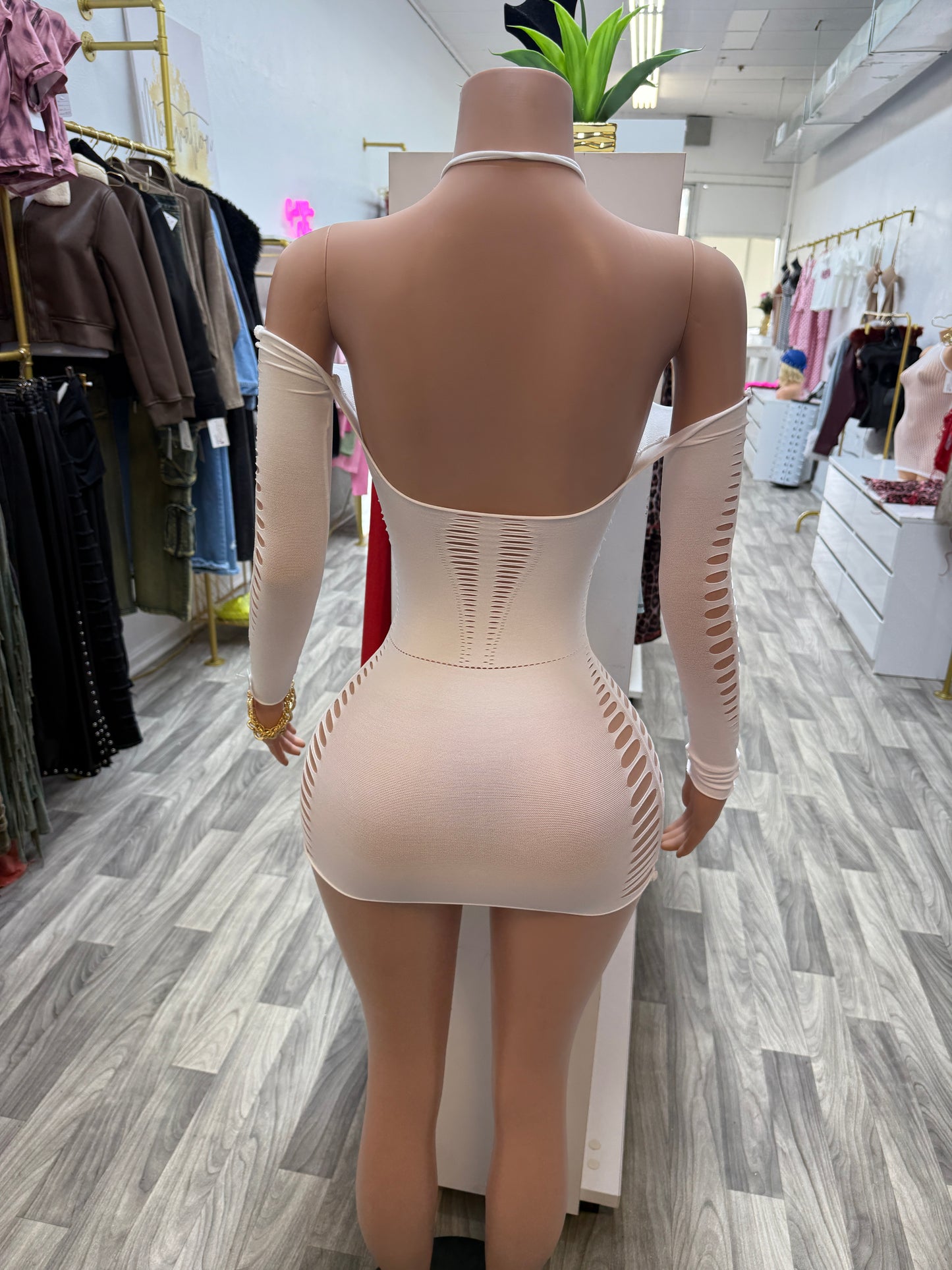 After Dark Cutout Mini Dress – One Size Fits Most