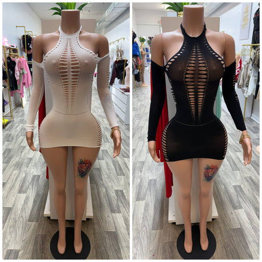 After Dark Cutout Mini Dress – One Size Fits Most