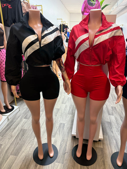 Fast Lane Baddie 2-Piece Short Set