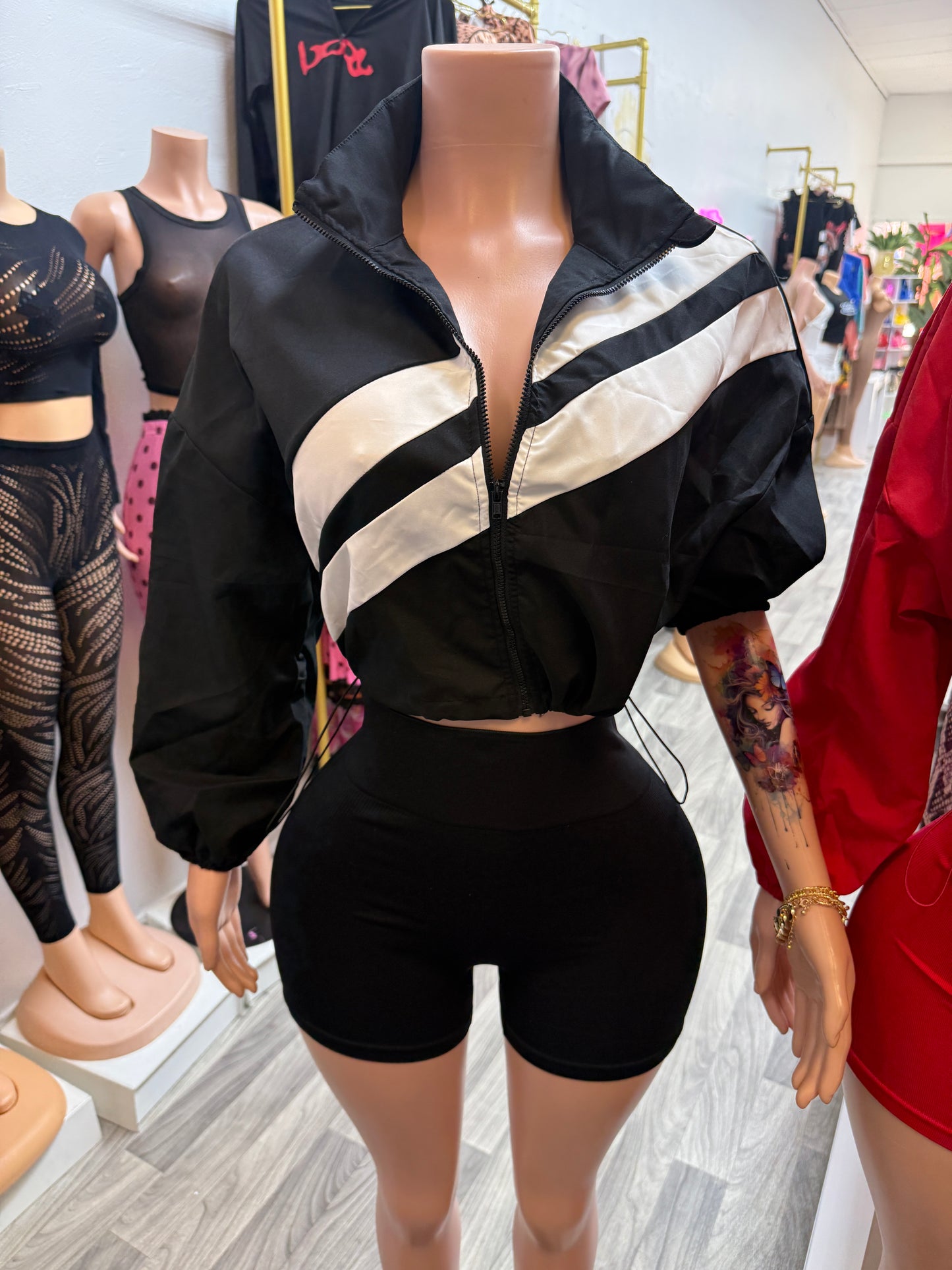Fast Lane Baddie 2-Piece Short Set