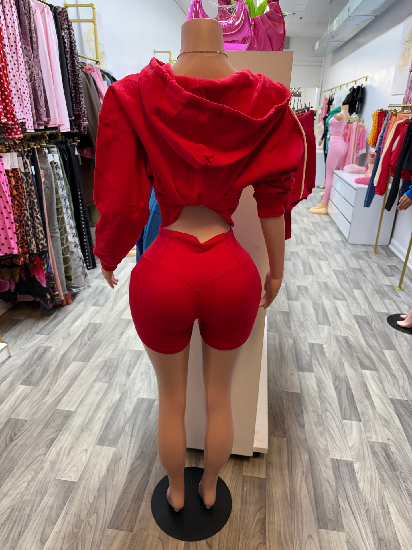Cherry Bomb Sculpting Biker Short Set 🍒🔥