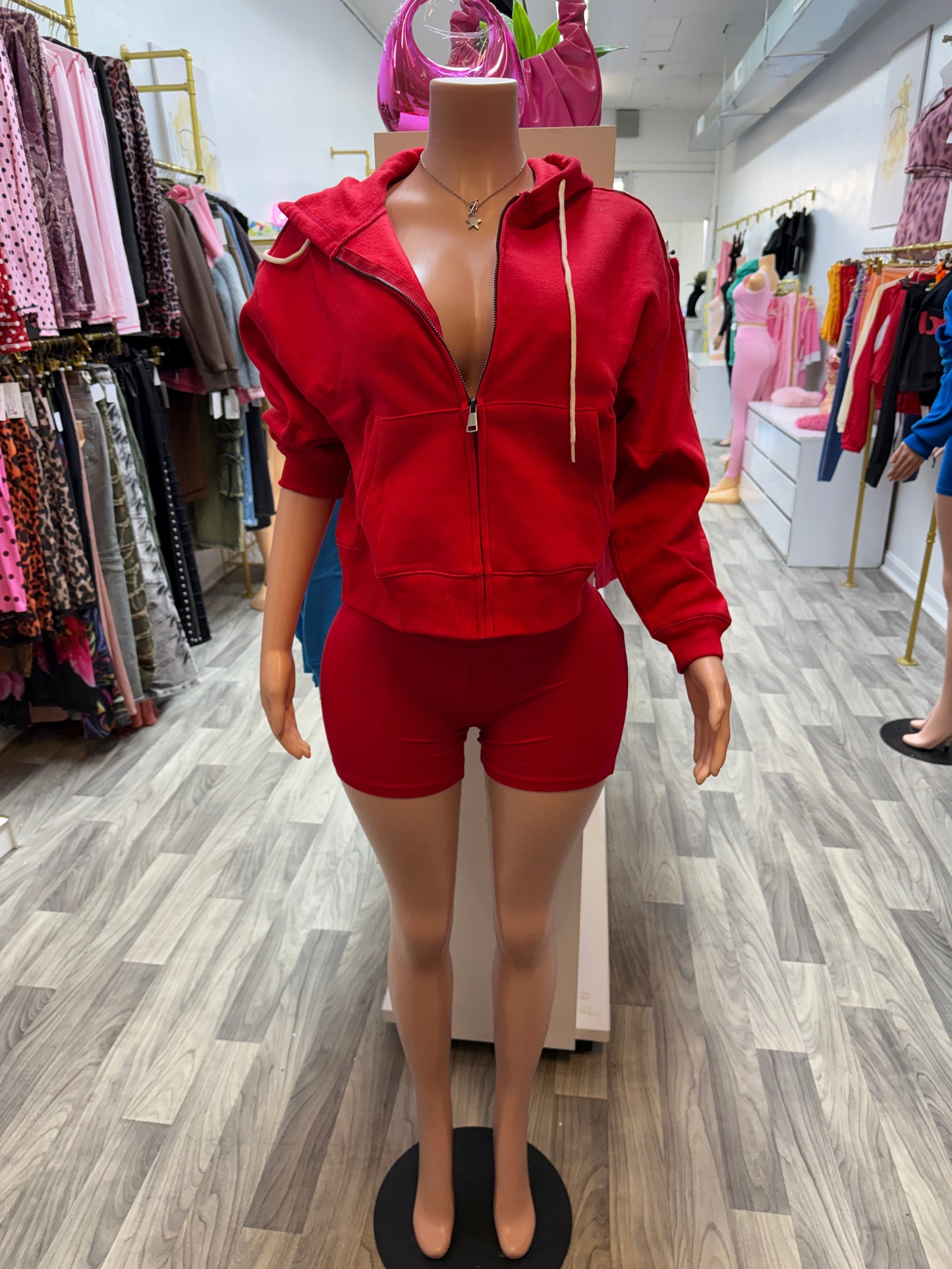 Cherry Bomb Sculpting Biker Short Set 🍒🔥
