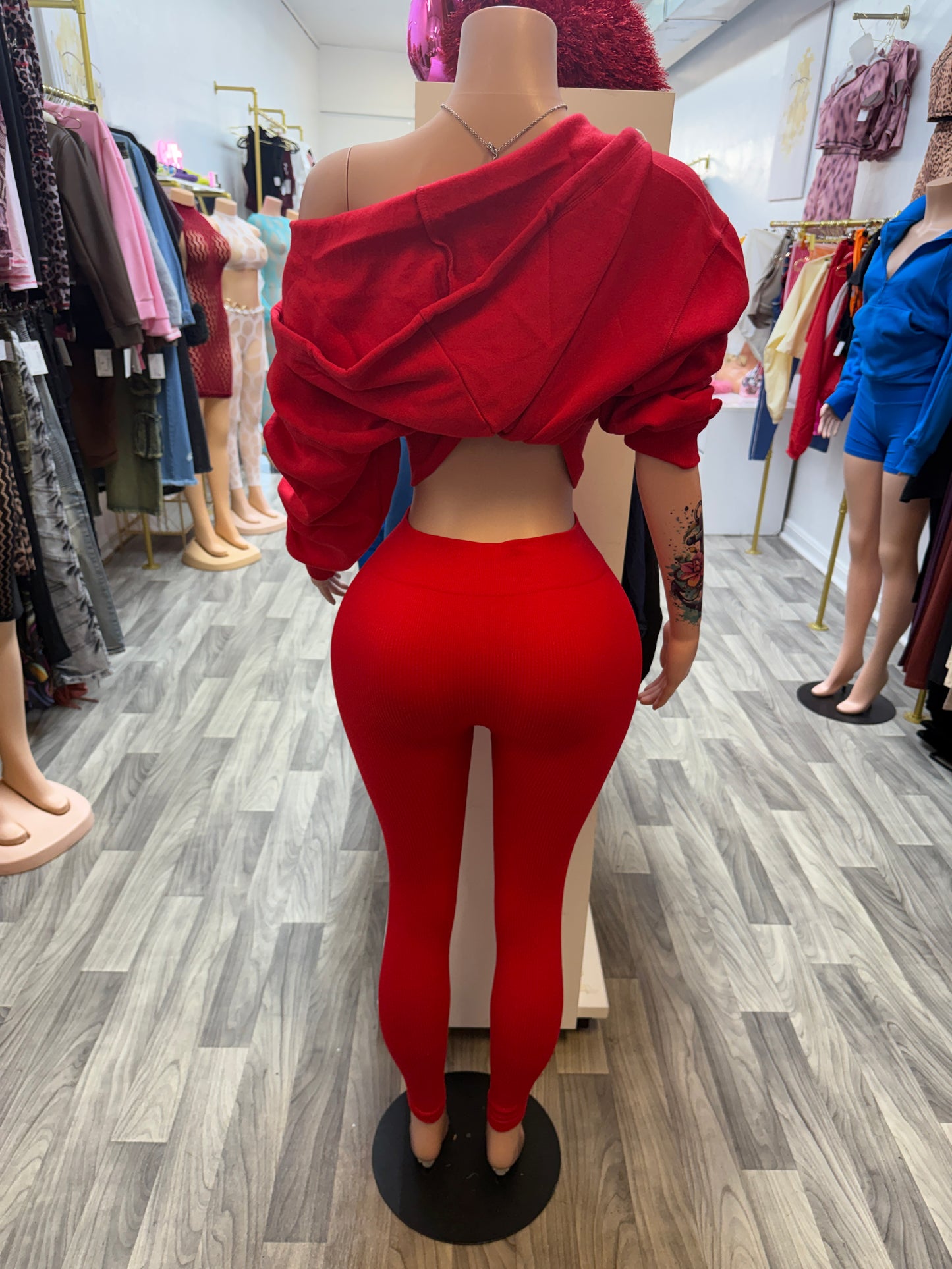 Ruby Luxe Full-Zip Hoodie Legging Set