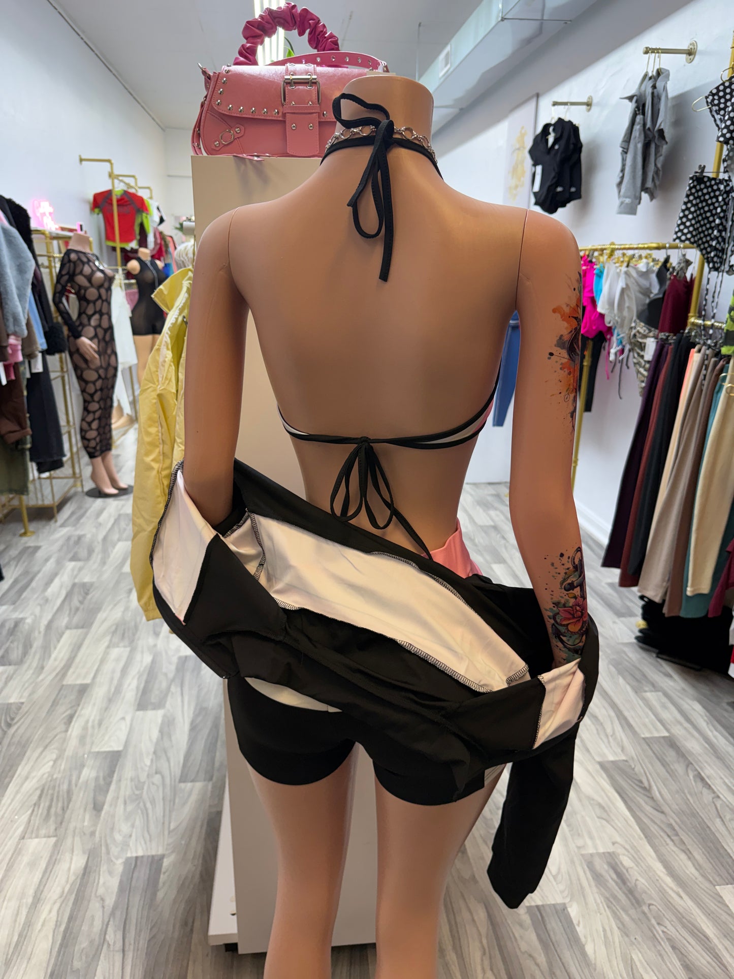 Black Rush 3-Piece Active Luxe Short Set