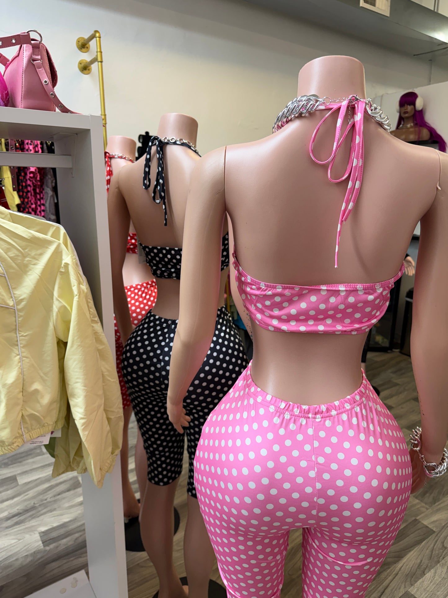 Sweet Spot Polka Dot Capri Set