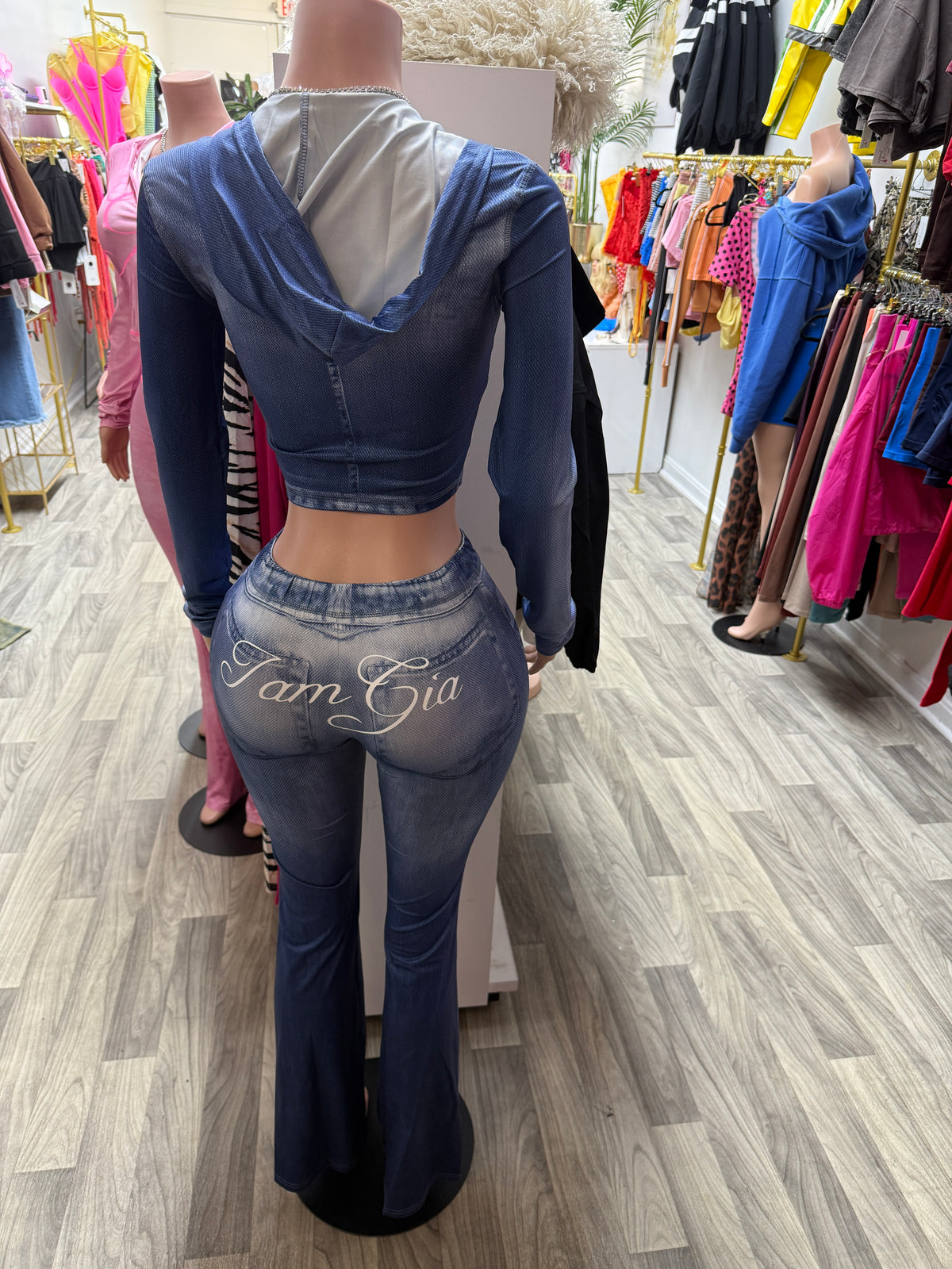 GIA Sets-Pants -Denim Style